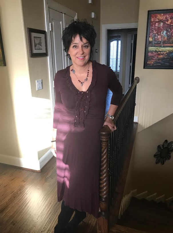 Posing for a girls night out