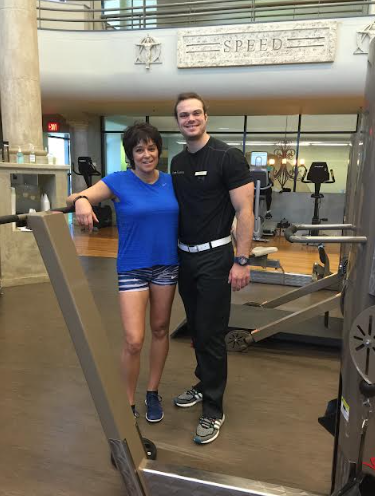 Training with my trainer Tyler Lindenmeyer